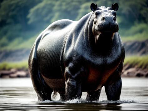  Hipopótamo: Un gigante acuático con una sonrisa inquietante que esconde una poderosa mordida